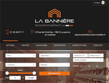 Tablet Screenshot of lecorreimmobilier.fr